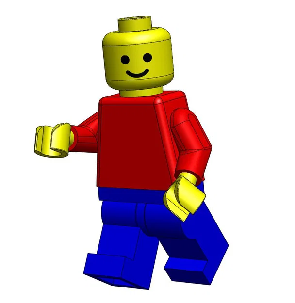 Mô hình nhân vật LEGO mini kinh điển: File in 3D độc đáo - Image 1