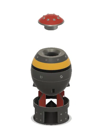 Tháp Xúc Xắc Fallout Mini Nuke (Dice Tower) - Image 1