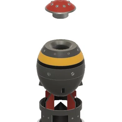 Tháp Xúc Xắc Fallout Mini Nuke (Dice Tower)