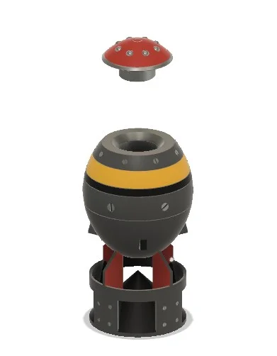 Tháp Xúc Xắc Fallout Mini Nuke (Dice Tower)