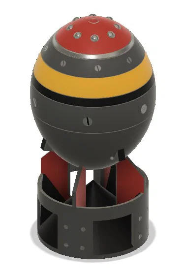 Tháp Xúc Xắc Fallout Mini Nuke (Dice Tower) - Image 3