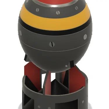 Tháp Xúc Xắc Fallout Mini Nuke (Dice Tower)