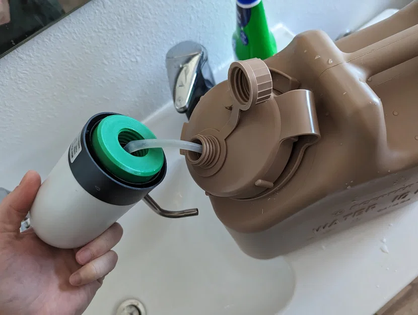 Adapter 3D gắn máy bơm cho bình nước Scepter - Phụ kiện cắm trại tiện ích - Image 1