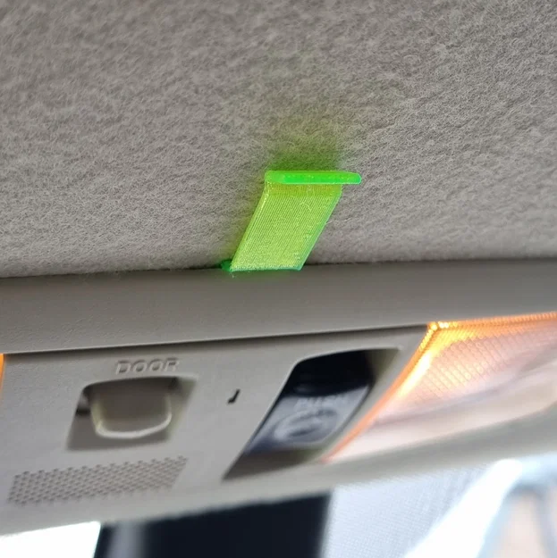 Kẹp Kính Mát Siêu Tối Giản Gắn Trần Xe Hơi - Image 2