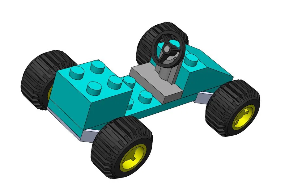 Mô hình xe đua Lego in 3D: Thiết kế độc đáo, dễ dàng lắp ráp - Image 2
