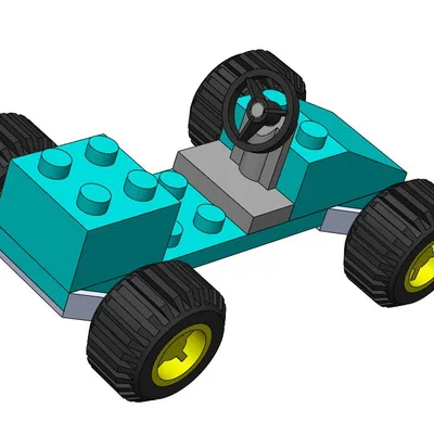 Mô hình xe đua Lego in 3D: Thiết kế độc đáo, dễ dàng lắp ráp
