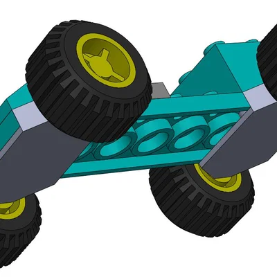 Mô hình xe đua Lego in 3D: Thiết kế độc đáo, dễ dàng lắp ráp