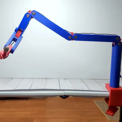 Tay Boom Gắn Micro - Micro Mini với Bàn Tay Tí Hon
