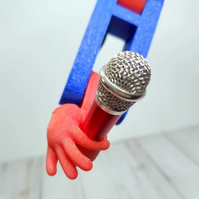 Tay Boom Gắn Micro - Micro Mini với Bàn Tay Tí Hon