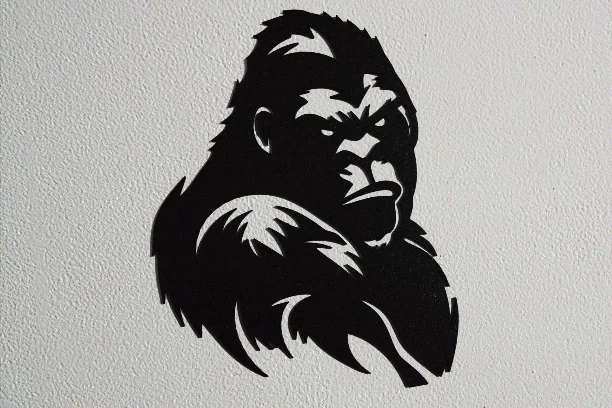Mô hình trang trí tường GORILLA WALL - Mẫu decor cực chất - Image 1