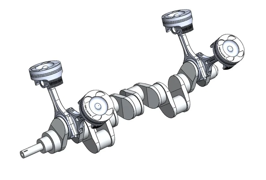 Mô hình động cơ V12 3D: Thiết kế chi tiết cho người mê kỹ thuật - Image 1