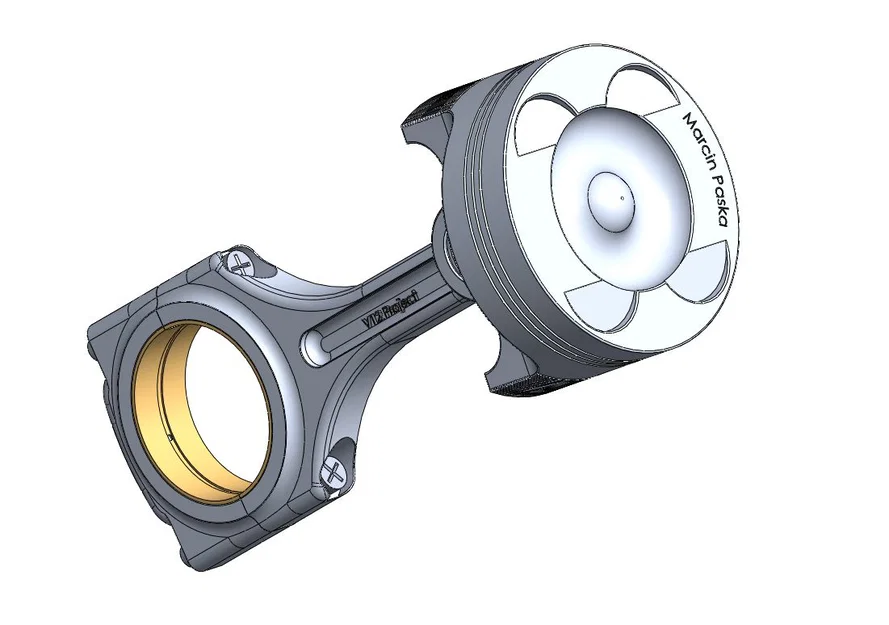 Mô hình động cơ V12 3D: Thiết kế chi tiết cho người mê kỹ thuật - Image 2