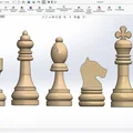 Bộ cờ vua 3D đẹp mắt: File in 3D chất lượng cao - Thumbnail 2