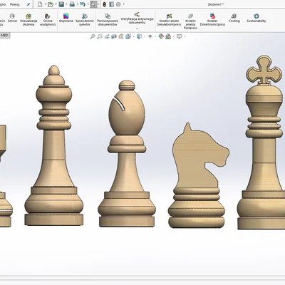 Bộ cờ vua 3D đẹp mắt: File in 3D chất lượng cao