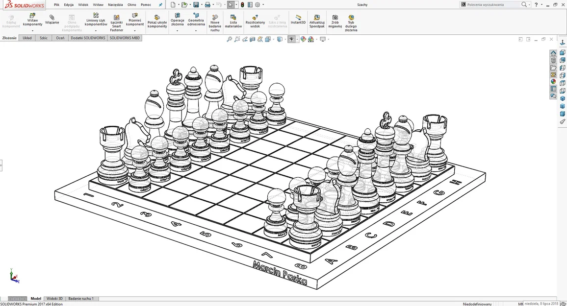 Bộ cờ vua 3D đẹp mắt: File in 3D chất lượng cao - Image 4