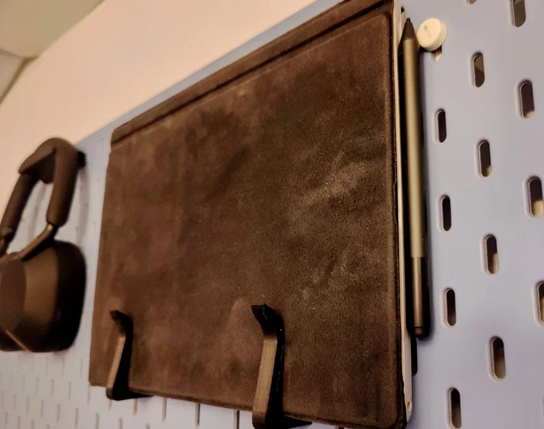 Giá đỡ laptop/tablet cho bảng Ikea Skadis - Image 1