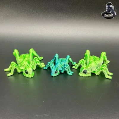 Châu chấu tí hon - khớp nối - không cần support - Print in Place - Flexi