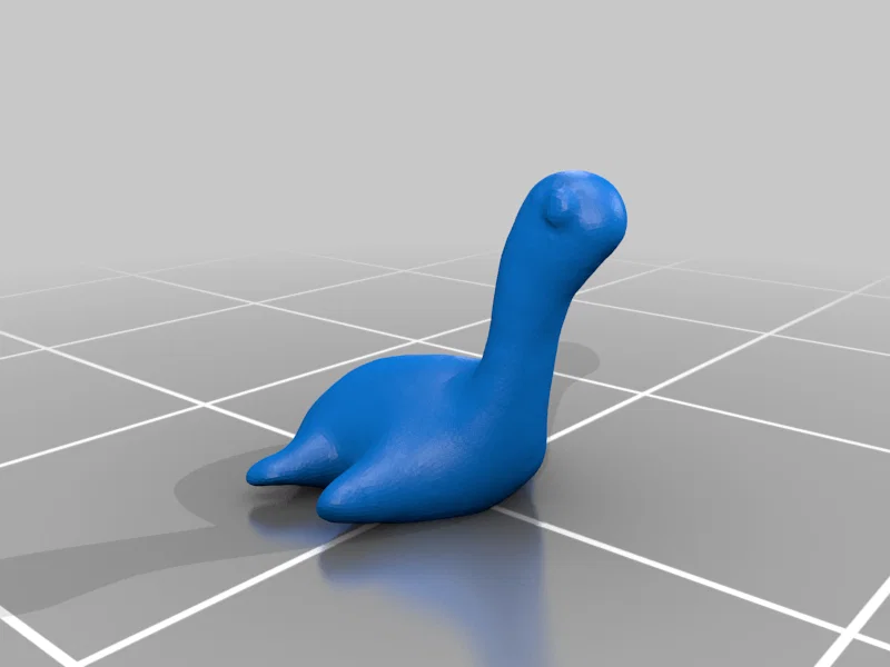 Mô hình Nessie Apex Legends dễ thương - File in 3D tối ưu đáy phẳng - Image 1