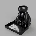 Tháp đổ xúc xắc (Dice Tower) Toboggan in 3D cực chất cho board game - Thumbnail 9