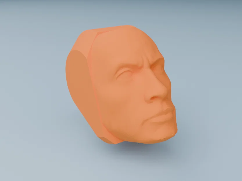 Mô hình đầu The Rock cá tính cho Dummy 13 - Image 1