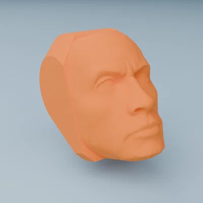 Mô hình đầu The Rock cá tính cho Dummy 13