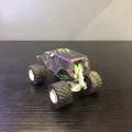 Monster Truck Grave Digger – Mẫu xe monster truck in 3D (bánh quay được) - Thumbnail 3