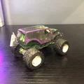 Monster Truck Grave Digger – Mẫu xe monster truck in 3D (bánh quay được) - Thumbnail 4