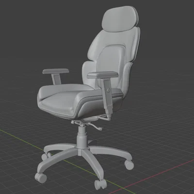 Mô hình ghế Gaming 3D thu nhỏ cho góc decor máy tính