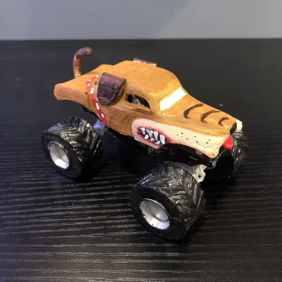 Monster Truck Monster Mutt (in 3D full, bánh xe quay được)