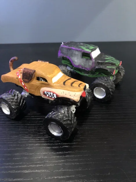 Monster Truck Monster Mutt (in 3D full, bánh xe quay được) - Image 4