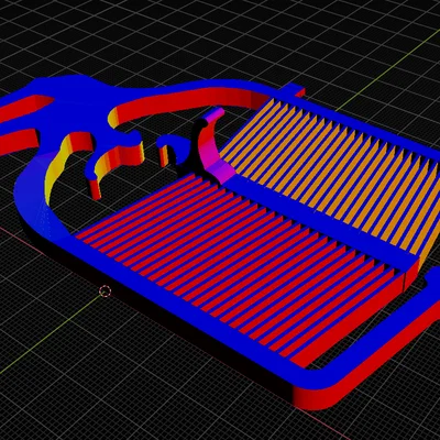 Mô hình súng bắn tăm in 3D (Toothpick Gun) với thiết kế ngắm bắn