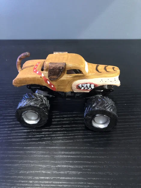 Monster Truck Monster Mutt (in 3D full, bánh xe quay được) - Image 5