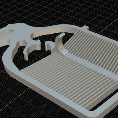 Mô hình súng bắn tăm in 3D (Toothpick Gun) với thiết kế ngắm bắn