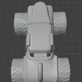 Monster Truck Monster Mutt (in 3D full, bánh xe quay được) - Thumbnail 6