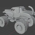 Monster Truck Monster Mutt (in 3D full, bánh xe quay được) - Thumbnail 9