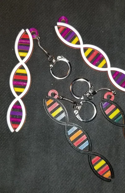 Móc khóa chuỗi DNA (DNA strand keychain) - Image 1