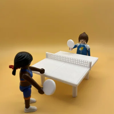 Bàn bóng bàn Playmobil (Playmobil tabletennis)