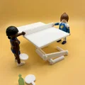 Bàn bóng bàn Playmobil (Playmobil tabletennis) - Thumbnail 2