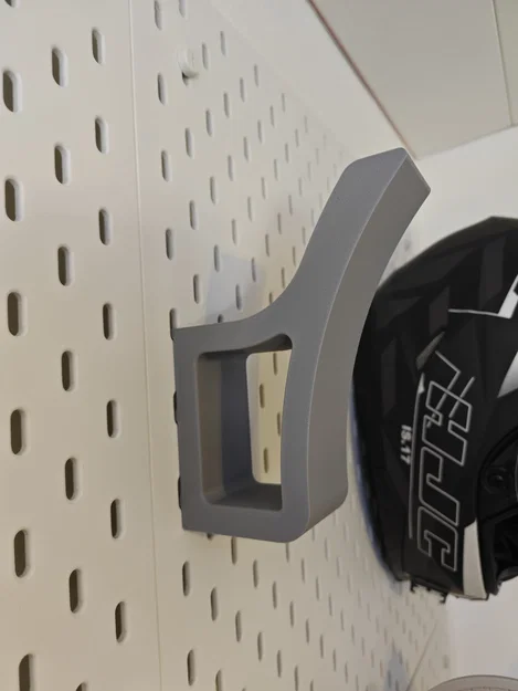 Móc treo mũ bảo hiểm mô tô cho bảng IKEA Skadis in 3D - Image 1