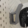 Móc treo mũ bảo hiểm mô tô cho bảng IKEA Skadis in 3D - Thumbnail 1