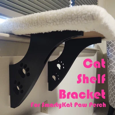 Bracket kệ mèo cho “SmartyKat Paw Perch”, hoặc tự làm kệ mèo của bạn
