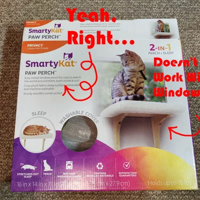 Bracket kệ mèo cho “SmartyKat Paw Perch”, hoặc tự làm kệ mèo của bạn