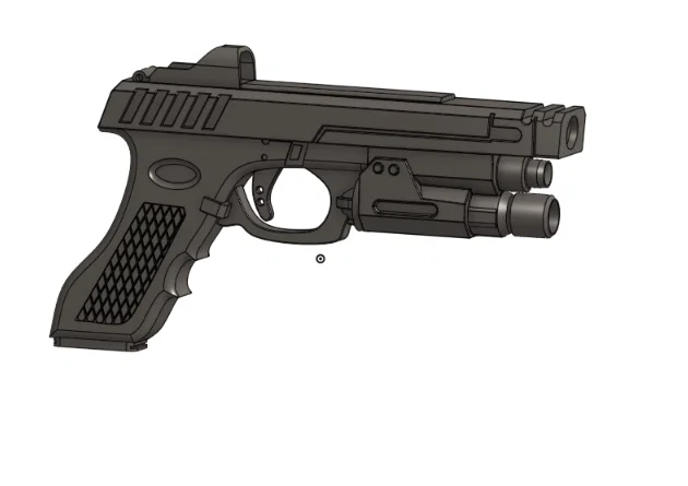 Mô hình in 3D súng Defense Force Pistol trong Kaiju No. 8 - Image 1
