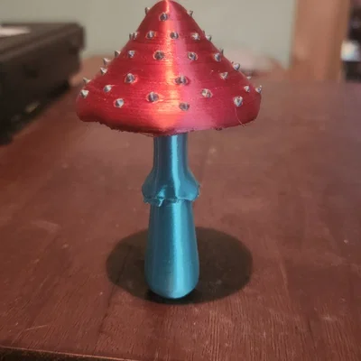 Mô hình nấm trang trí Magical Mushroom 9 in 3D cực xinh