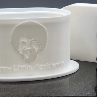 Dụng cụ rửa cọ vẽ 3D phiên bản Bob Ross độc đáo