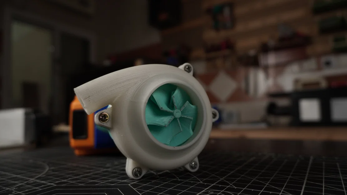Tự làm máy thổi khí cầm tay chạy bằng pin (Turbo Blower DIY) - Image 5