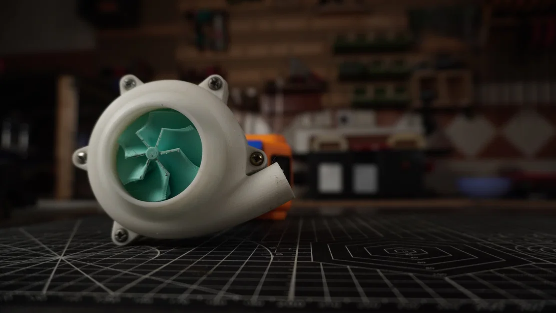 Tự làm máy thổi khí cầm tay chạy bằng pin (Turbo Blower DIY) - Image 7