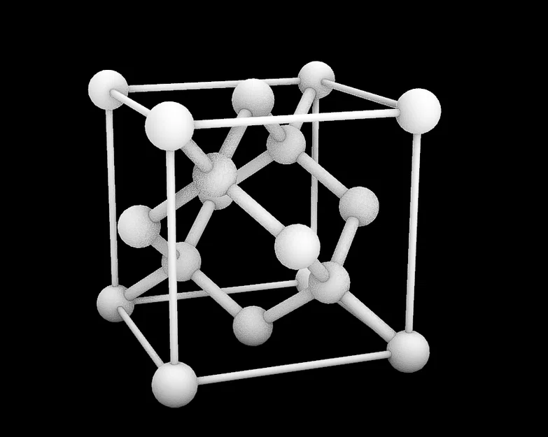 Mô hình cấu trúc tinh thể kim cương 3D - Dụng cụ hỗ trợ giáo dục - Image 1