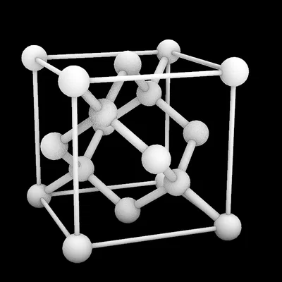 Mô hình cấu trúc tinh thể kim cương 3D - Dụng cụ hỗ trợ giáo dục