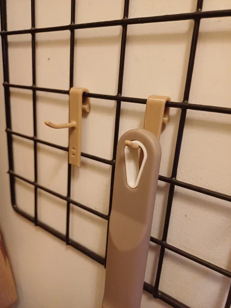 Móc treo Grid wall Hook 4x4cm - Giải pháp sắp xếp đồ dùng 3D - Image 1